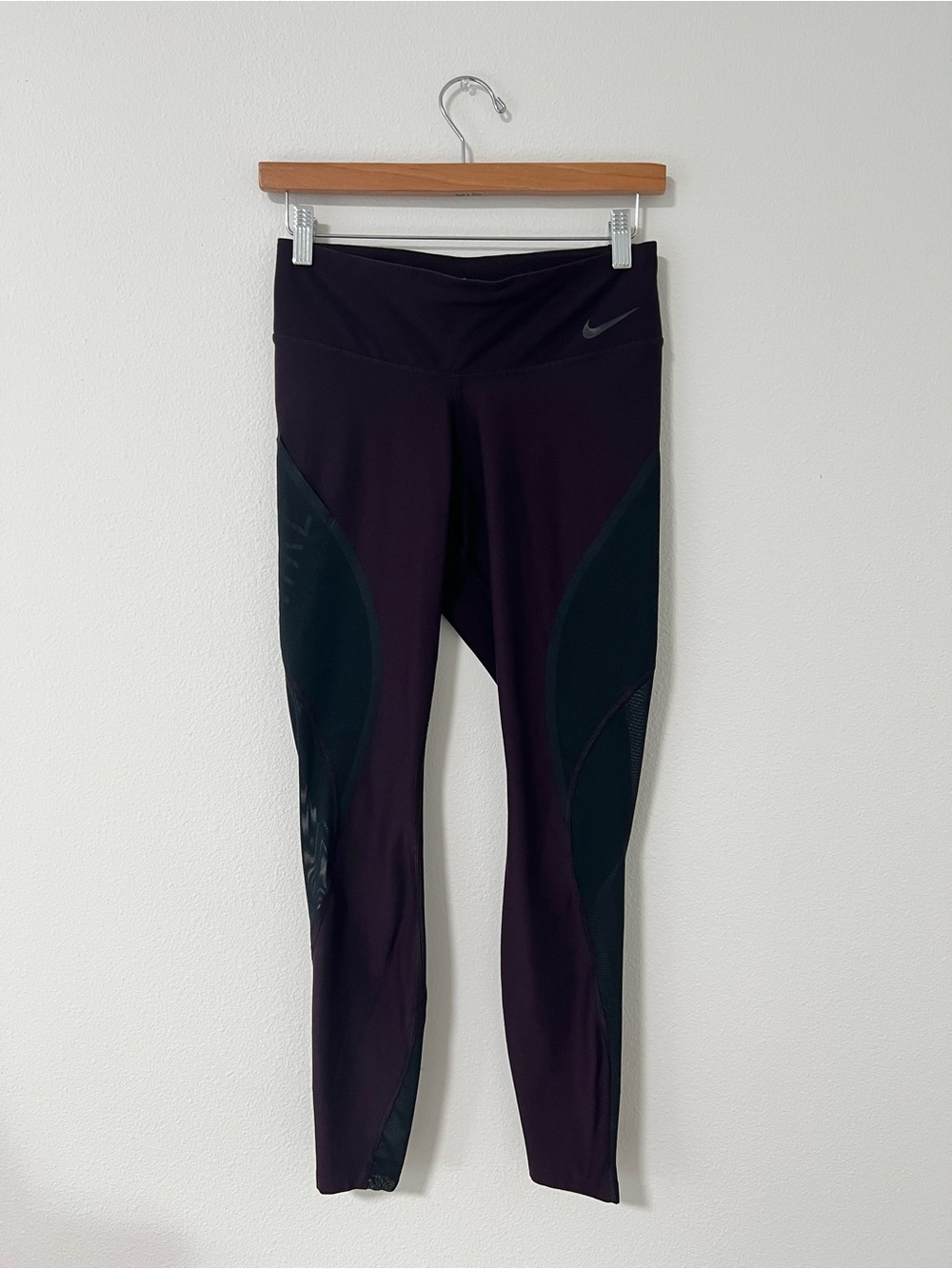 Nike Dark Purple Plum Compression Leggings